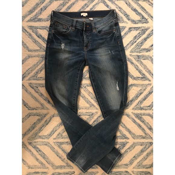 J.crew distressed skinny jean size 25 - Picture 6 of 8